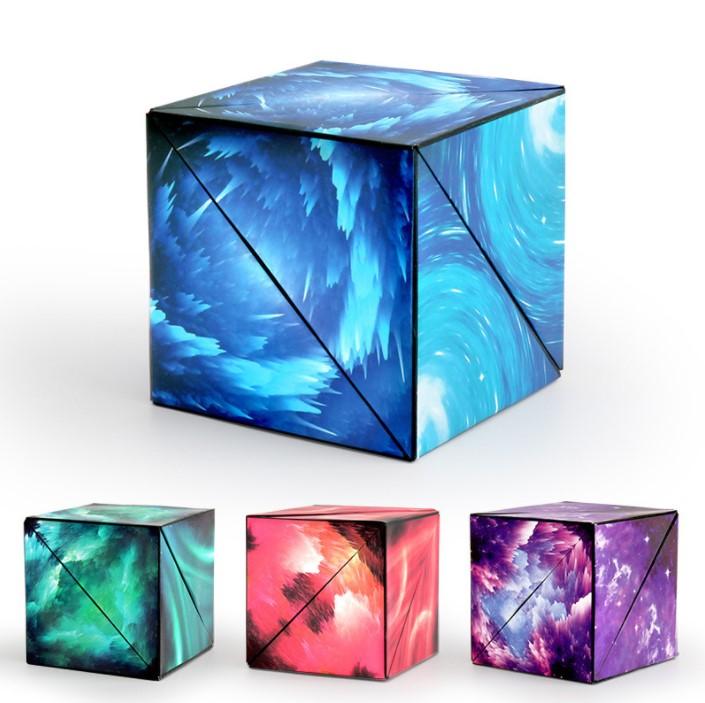 Kidzibo Magic Magnetic Cube, Creates Over 70+ Shapes